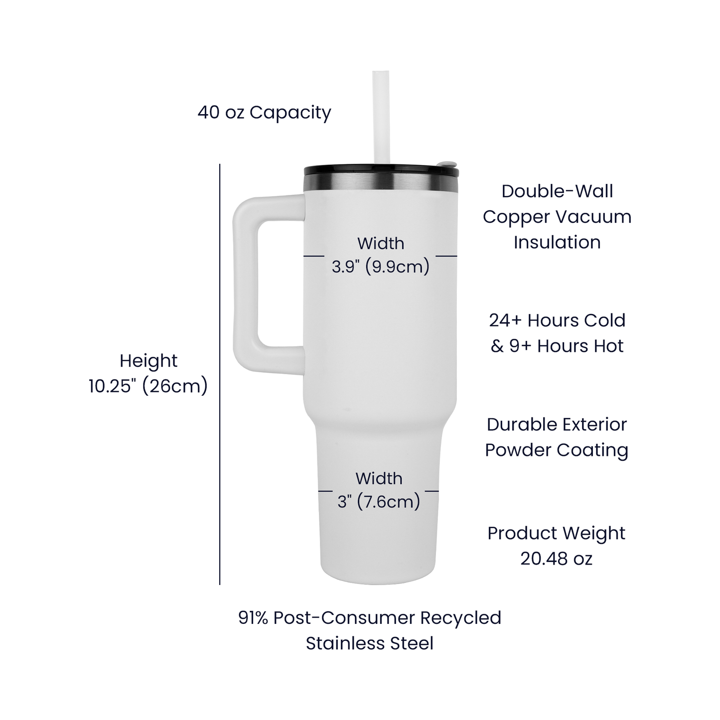 Divine Prayer Stainless Steel Cup – Clean Design with a Praying Jesus Silhouette