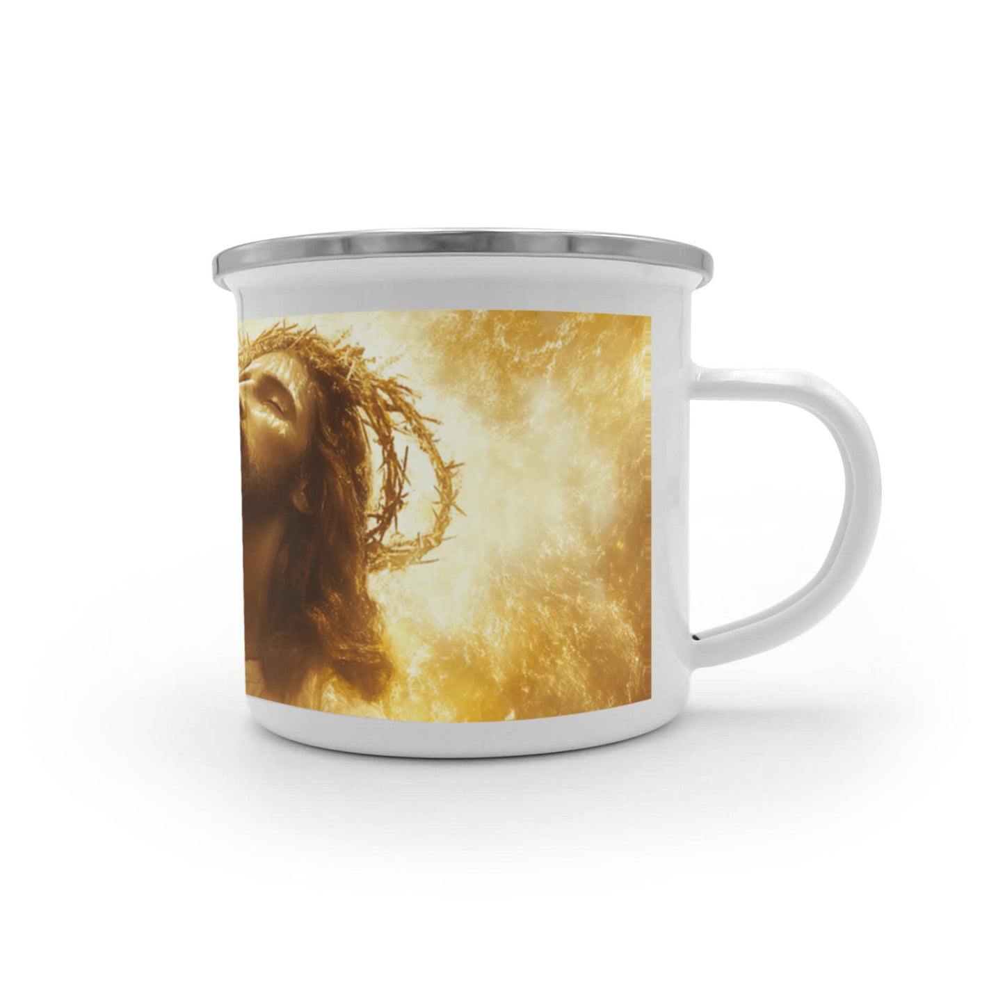 Sacred Crown of Thorns Mug – Durable Stainless Steel with Deep Religious Significance