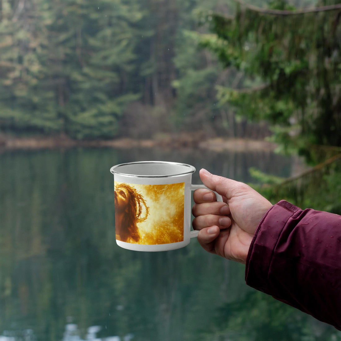 Sacred Crown of Thorns Mug – Durable Stainless Steel with Deep Religious Significance