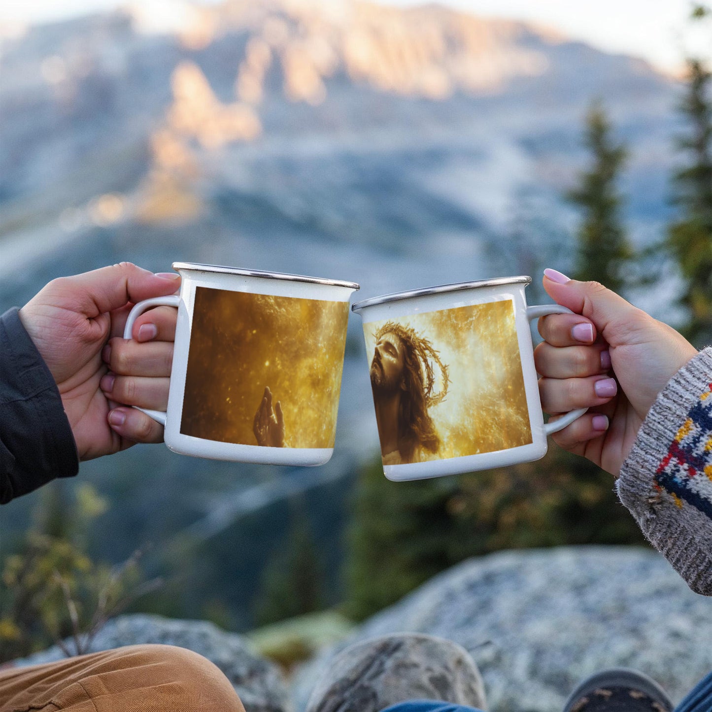 Sacred Crown of Thorns Mug – Durable Stainless Steel with Deep Religious Significance