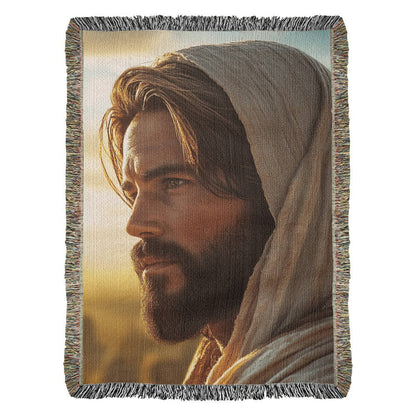 Jesus Blanket – Soft, Warm Material with Tassel Details for Comfort